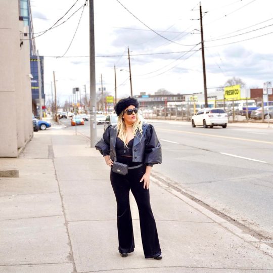 Black Velvet Pants